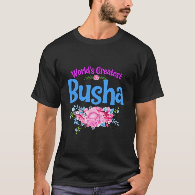 World'S Greatest Busha Polish Grandma T-Shirt (Front)