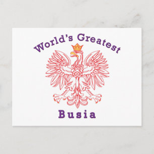 World's Greatest Busia Eagle Postcard