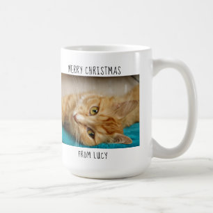World's Greatest Cat Mum - Christmas photo Coffee Mug