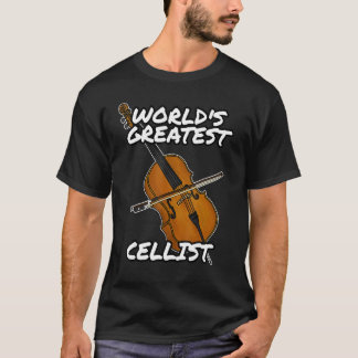 World's Greatest Cellist Cello Player String Music T-Shirt