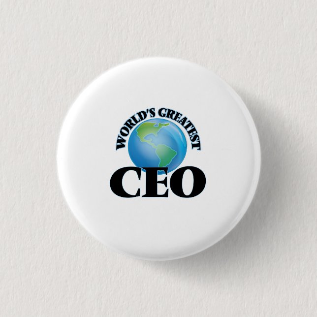 World's Greatest Ceo 3 Cm Round Badge (Front)