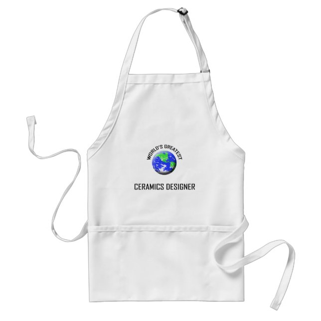 World's Greatest Ceramics Designer Standard Apron (Front)