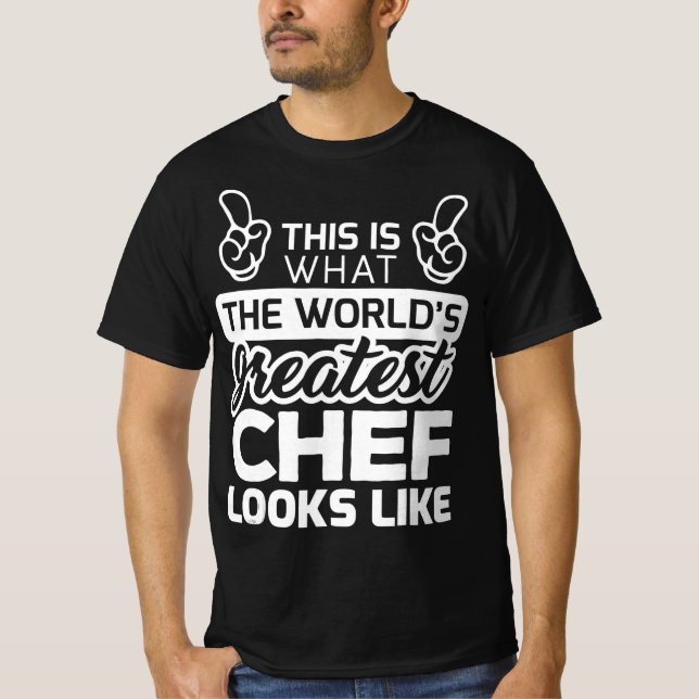 worlds greatest chef best chef ever T-shirt (Front)