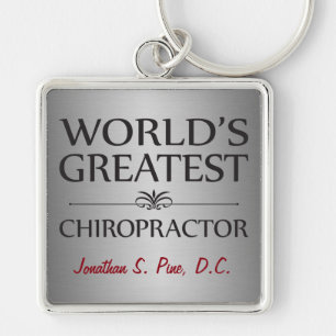 World's Greatest Chiropractor Keychain