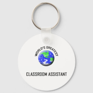 World's Greatest Classroom Assistant Key Ring