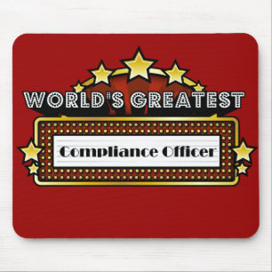 World's Greatest Compliance Officer Mouse Pad