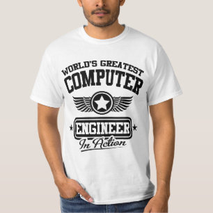 World's Greatest Computer Engineer In Action T-Shirt