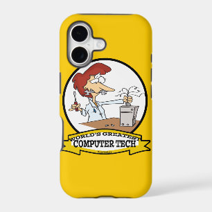 WORLDS GREATEST COMPUTER TECH WOMEN CARTOON