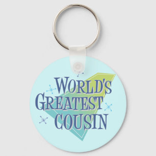 World's Greatest Cousin Key Ring