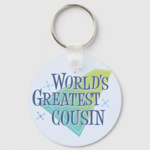 World's Greatest Cousin Key Ring