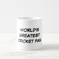 "World's Greatest Cricket Fan" Mug