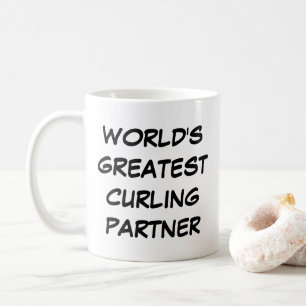 "World's Greatest Curling Partner"  Coffee Mug