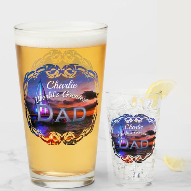 World's Greatest Dad 1182 Beer Glass (Creator Uploaded)