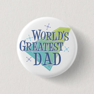 World's Greatest Dad 3 Cm Round Badge