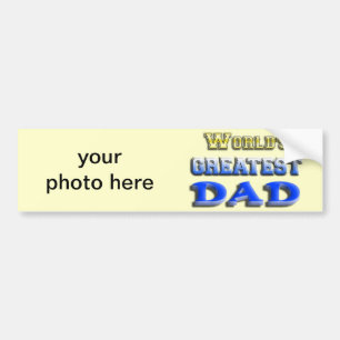 World's Greatest Dad Bumper Sticker