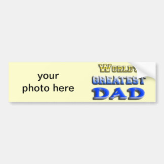 World's Greatest Dad Bumper Sticker