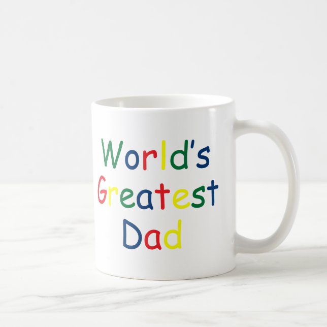 Worlds Greatest Dad Coffee Mug (Right)