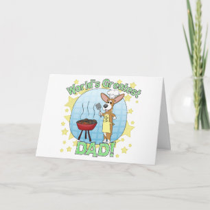 World's Greatest Dad Corgi Card