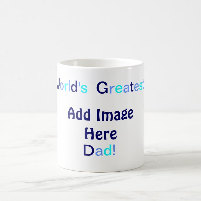World's Greatest Dad Custom Mug (Center)