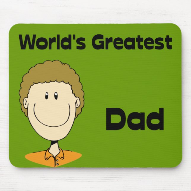 World's Greatest Dad Design #1 Mousepad (Front)