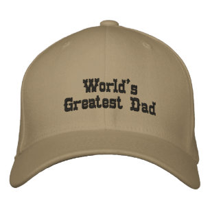 World's Greatest Dad Embroidered Hat