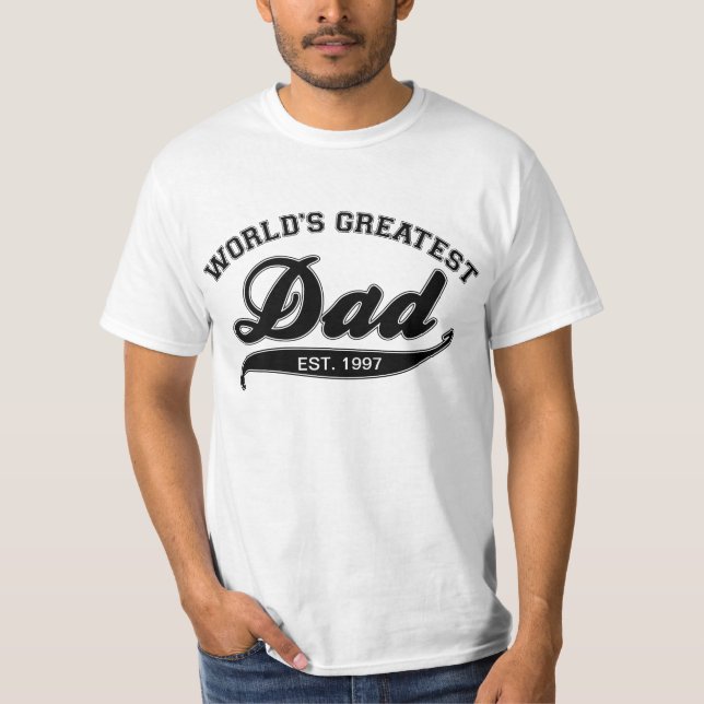 World's Greatest Dad, EST. 199? T-Shirt (Front)