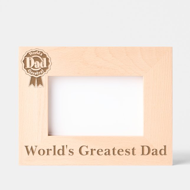 World's Greatest Dad Etched Frames (Front)