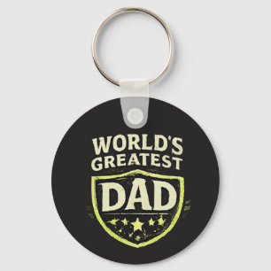 World's Greatest Dad Father's Day Key Ring