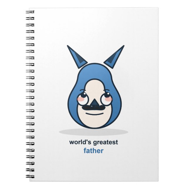 World's Greatest Dad Fox Notebook (Front)
