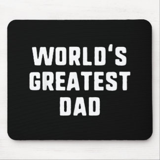 World's Greatest Dad Funny Family Mouse Pad