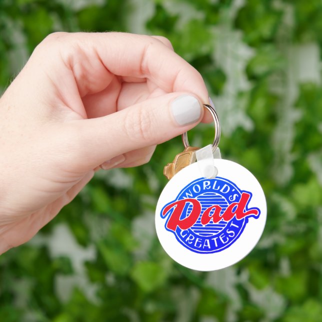 World's greatest Dad Key Ring (Hand)