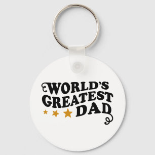 World's Greatest Dad Key Ring