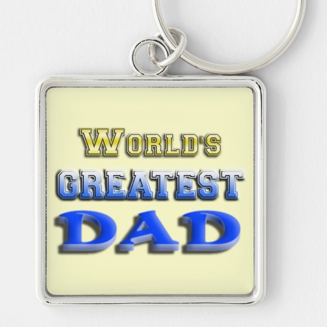 World's Greatest Dad Key Ring (Front)