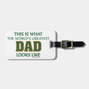 World's Greatest Dad Luggage Tag