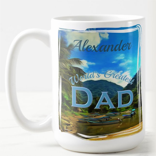 World's Greatest Dad Mismaloya River 0344 Coffee Mug (Creator Uploaded)
