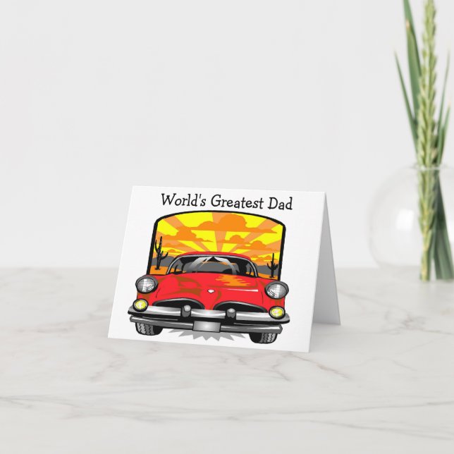 World's Greatest Dad - Note Card (Front)
