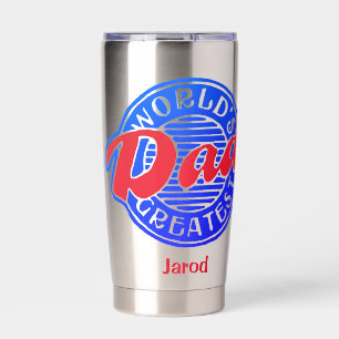 World's greatest Dad personalised Insulated Tumbler