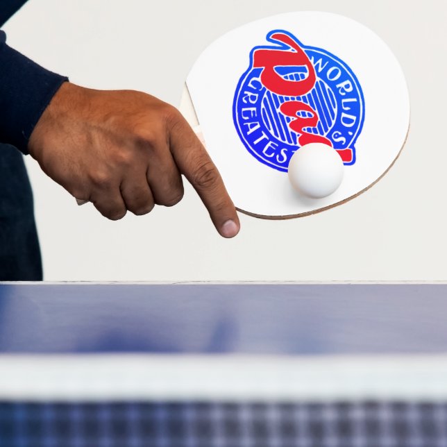 World's greatest Dad Ping Pong Paddle (Insitu)