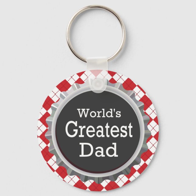 World's Greatest Dad - SRF Key Ring (Front)