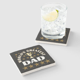 worlds-greatest-dad stone coaster