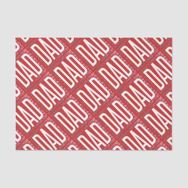 Worlds Greatest Dad Tissue Paper (Front)