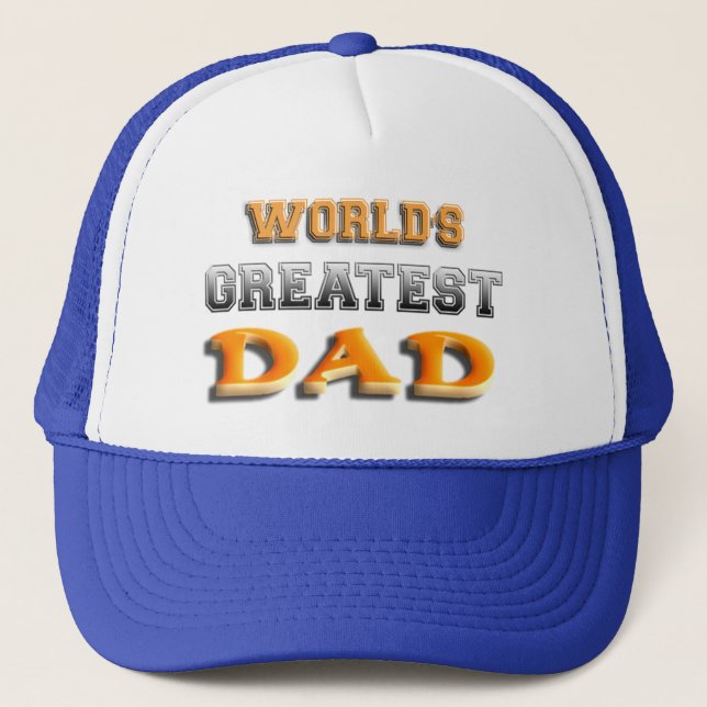 World's Greatest Dad Trucker Hat (Front)