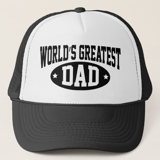 World's Greatest Dad Trucker Hat (Front)
