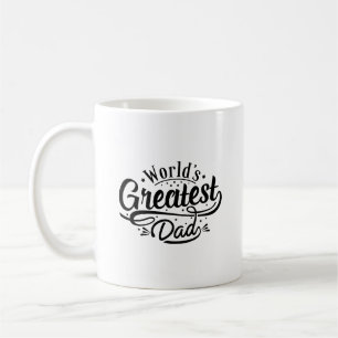 World'S Greatest Dad Typography Mug