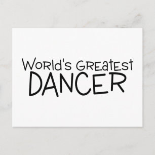 Worlds Greatest Dancer Postcard