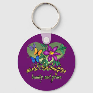 World's Greatest Daughter Gifts Key Ring