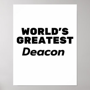 World's greatest Deacon Poster