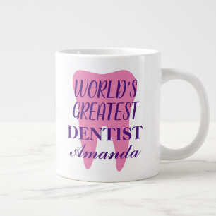 World's Greatest dentist big jumbo coffee mug gift