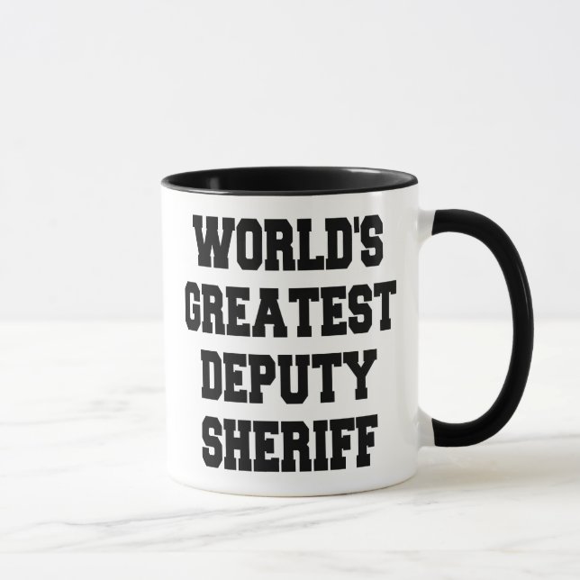 Worlds Greatest Deputy Sheriff Mug (Right)