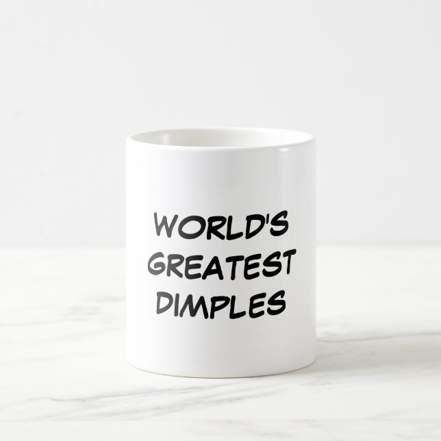 "World's Greatest Dimples" Mug (Center)